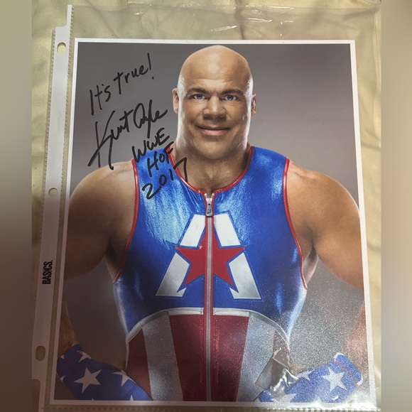 WWE Kurt Angle official autograph - Picture 1 of 3